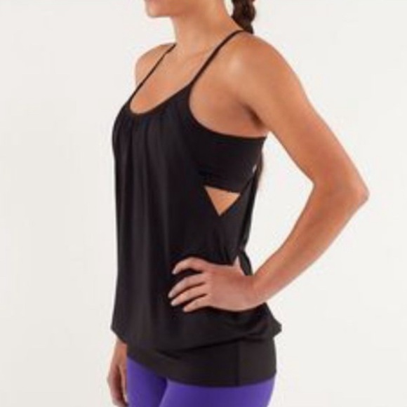 Lululemon No Limits tank with built in bra Size 4 - Picture 1 of 10